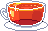 pixel art of a teacup